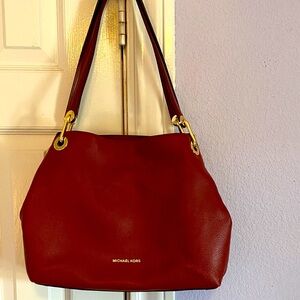 Michael Kors Cherry Red Shoulder Bag